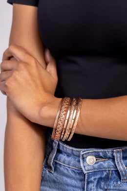 Stockpiled Shimmer - Rose Gold Bracelets