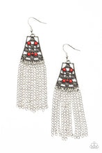 Load image into Gallery viewer, Cleopatras Allure - Red Earrings