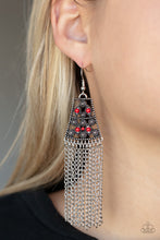 Load image into Gallery viewer, Cleopatras Allure - Red Earrings