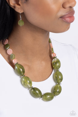 Belle of the Beach - Green Necklace
