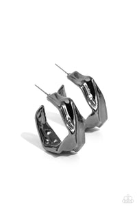 Cutting Edge Couture - Black Earrings