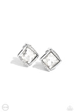 Load image into Gallery viewer, Sparkle Squared - White Earrings
