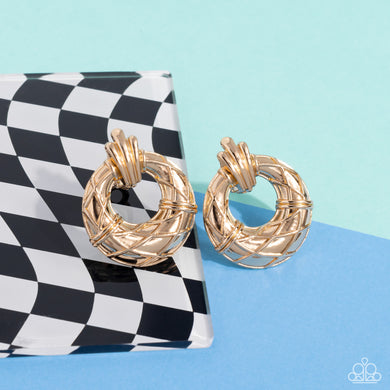 Metro Voyage - Gold Earrings