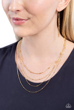 Load image into Gallery viewer, Studded Shimmer - Gold Necklace