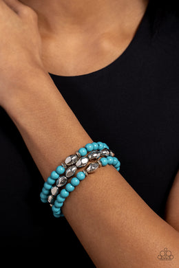 The Candy Man Can - Blue Bracelets