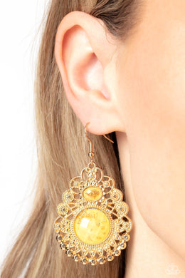 Welcoming Whimsy - Yellow Necklace