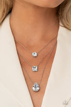 Load image into Gallery viewer, Lustrous Layers - White Necklace