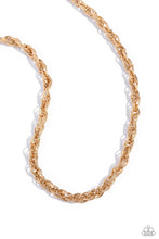Load image into Gallery viewer, Braided Ballad - Gold Necklace