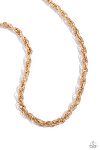 Braided Ballad - Gold Necklace
