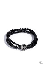 Load image into Gallery viewer, Twisted Theme - Black Bracelet