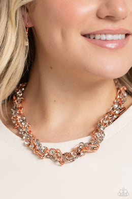 Totally Two-Toned - Copper Necklace
