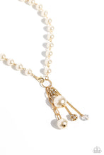 Load image into Gallery viewer, White Collar Welcome - Gold Necklace
