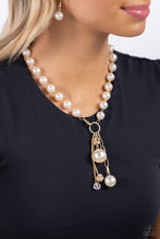 Load image into Gallery viewer, White Collar Welcome - Gold Necklace