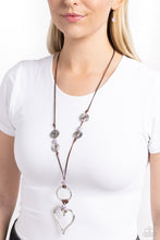 Load image into Gallery viewer, KNOT Over Yet - Purple Necklace