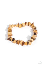 Load image into Gallery viewer, Chiseled Cameo - Brown Bracelet