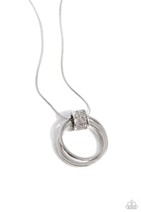 In the Swing of RINGS - White Necklace