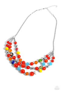 Summer Scope - Red Necklace