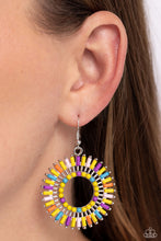 Load image into Gallery viewer, Ferris Wheel Finale - Yellow Earrings