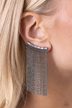 Load image into Gallery viewer, Feuding Fringe - Black Earrings