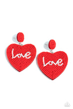 Load image into Gallery viewer, Sweet Seeds - Red Earrings