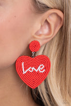 Load image into Gallery viewer, Sweet Seeds - Red Earrings