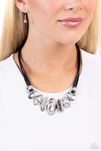 Load image into Gallery viewer, Sliding Splendor - Black Necklace