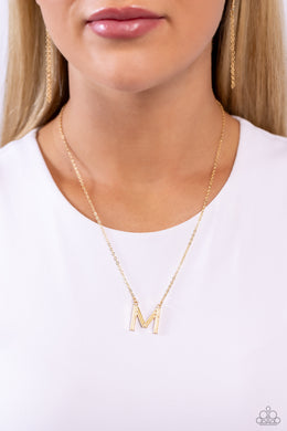 Leave Your Initials - Gold - 