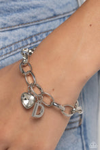 Load image into Gallery viewer, Guess Now Its INITIAL - White - D Bracelet