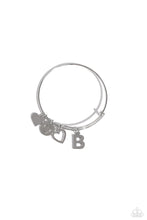 Load image into Gallery viewer, Making It INITIAL - Silver - B Bracelet