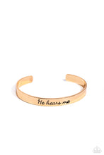 Load image into Gallery viewer, He Hears - Gold Bracelet