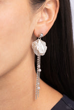 Load image into Gallery viewer, Graceful Gesture - White Earrings