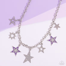 Load image into Gallery viewer, Starstruck Sentiment - Purple Necklace