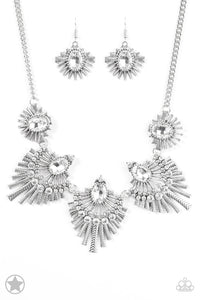 Miss YOU-niverse - White Necklace