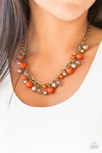 Load image into Gallery viewer, The GRIT Crowd - Orange Necklace