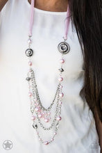 Load image into Gallery viewer, All The Trimmings - Pink Necklace