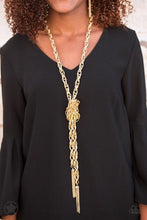 Load image into Gallery viewer, SCARFed for Attention - Gold Necklace