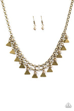 Load image into Gallery viewer, Pretty In Pyramids - Brass