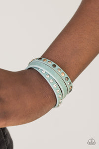 Catwalk Casual - Blue Bracelet