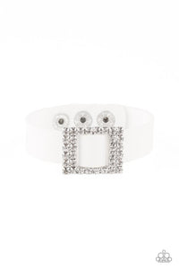 Diamond Diva - White Bracelet