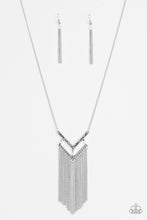 Load image into Gallery viewer, Alpha Glam - Silver Necklace