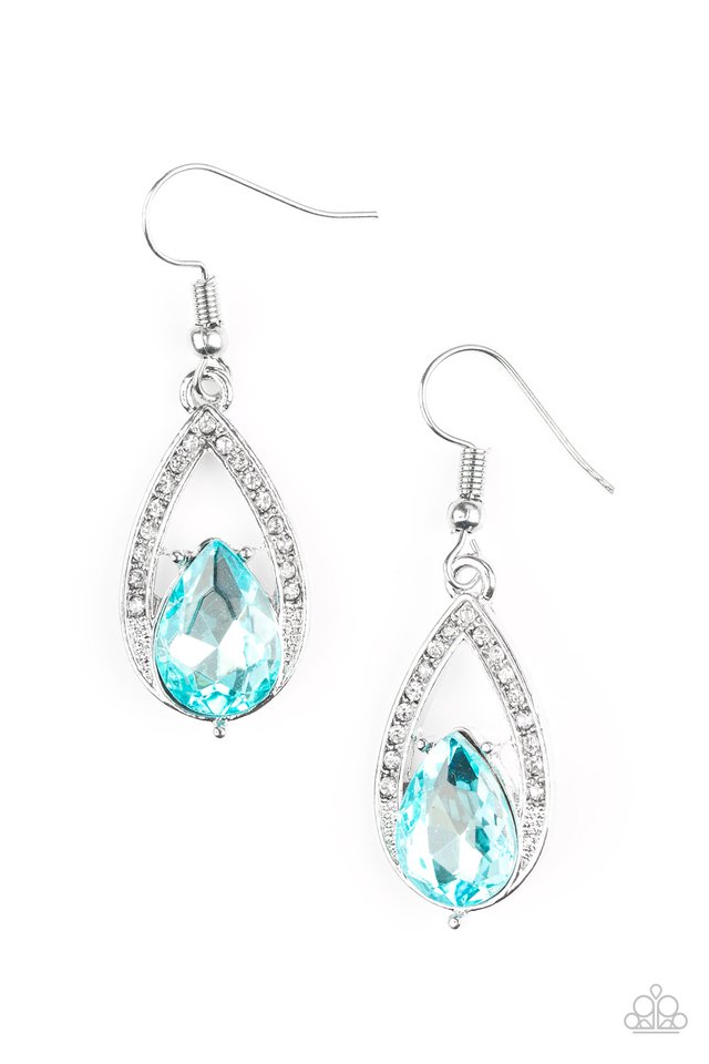 Gatsby Grandeur - Blue Earrings