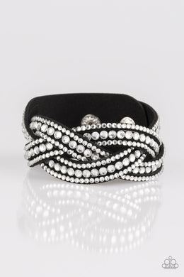 Bring On The Bling - Black Bracelet