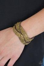 Load image into Gallery viewer, Nice Girls Finish Last - Brass Bracelet