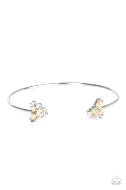 Going For Glitter - Brown Bracelet