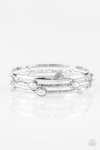Load image into Gallery viewer, Bangle Belle - White Bracelet