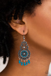 Courageously Congo - Blue Earrings