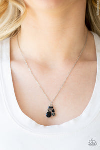 Time To Be Timeless - Black Necklace