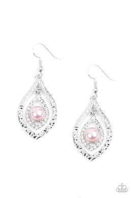 Breaking Glass Ceilings - Pink Earrings