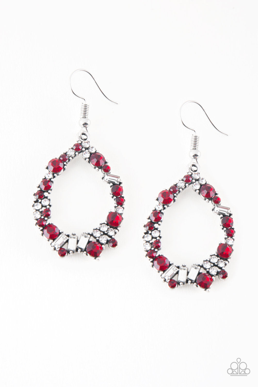 Crushing Couture - Red Earrings