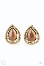 Load image into Gallery viewer, Noteworthy Shimmer - Brass Earrings **Pre-Order**